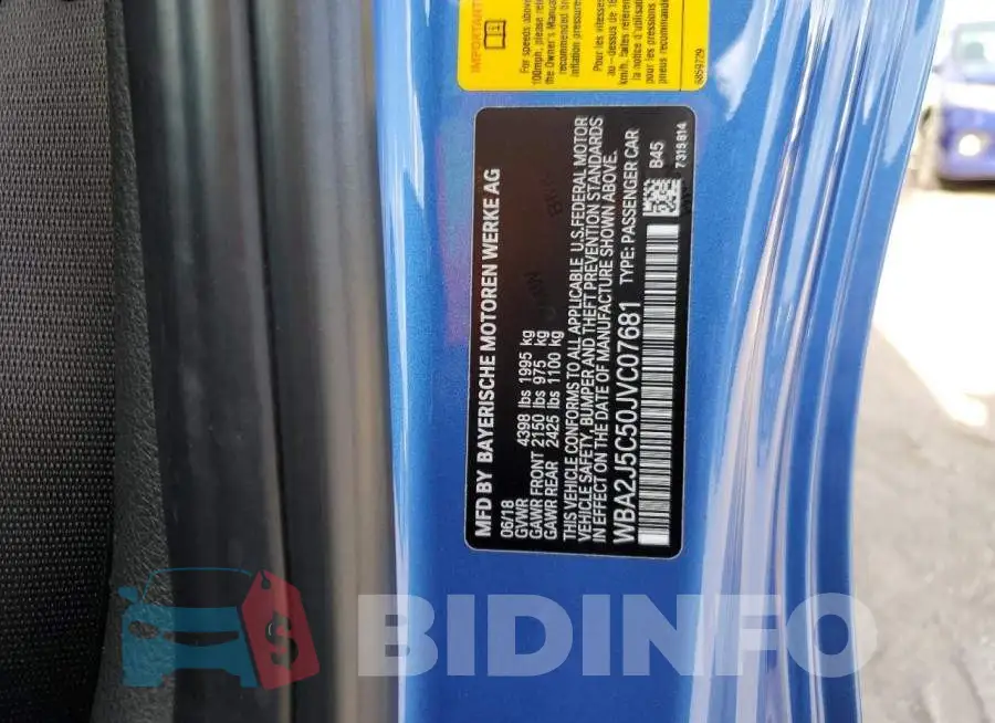 WBA2J5C50JVC07681 Photo# 13