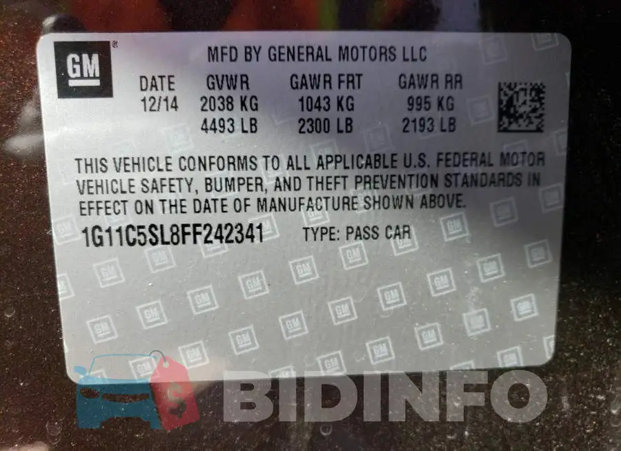 1G11C5SL8FF242341 Photo# 12