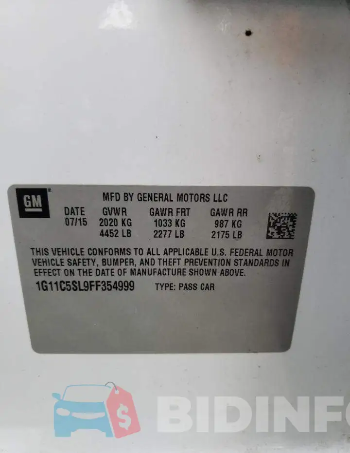 1G11C5SL9FF354999 Photo# 12