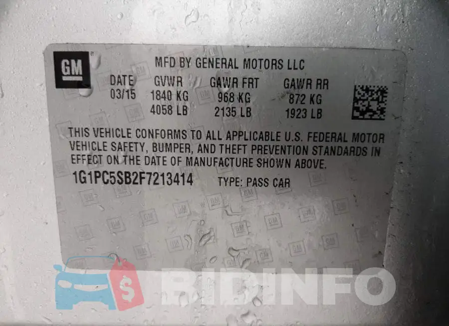 1G1PC5SB2F7213414 Photo# 12