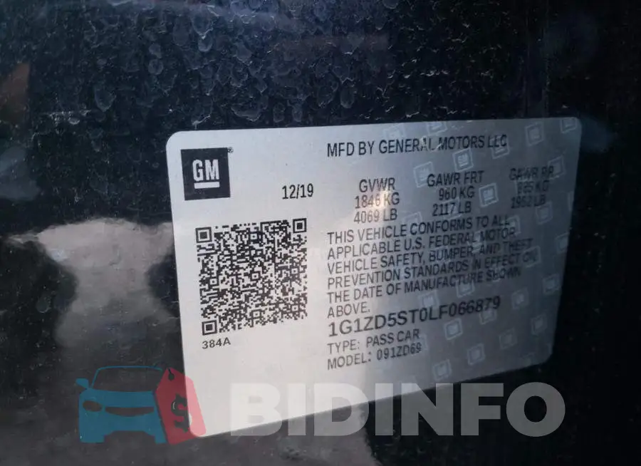 1G1ZD5ST0LF066879 Photo# 12