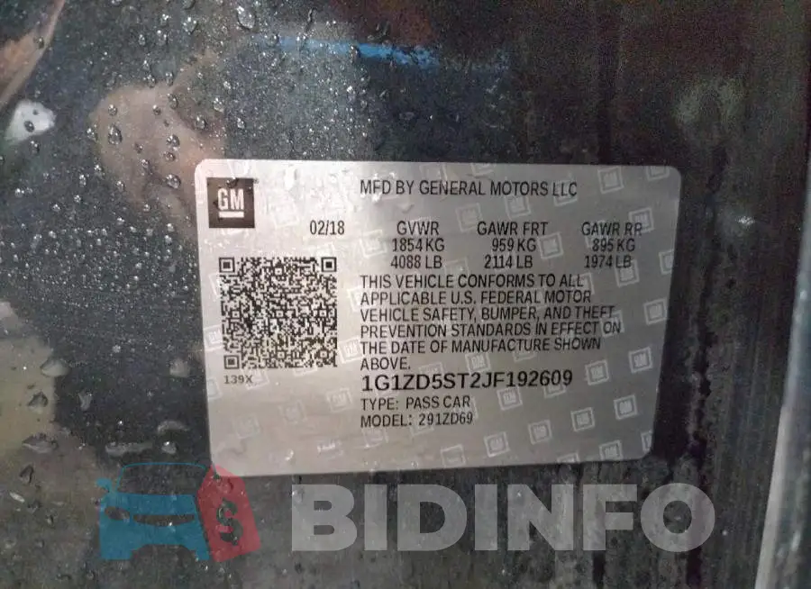 1G1ZD5ST2JF192609 Photo# 10