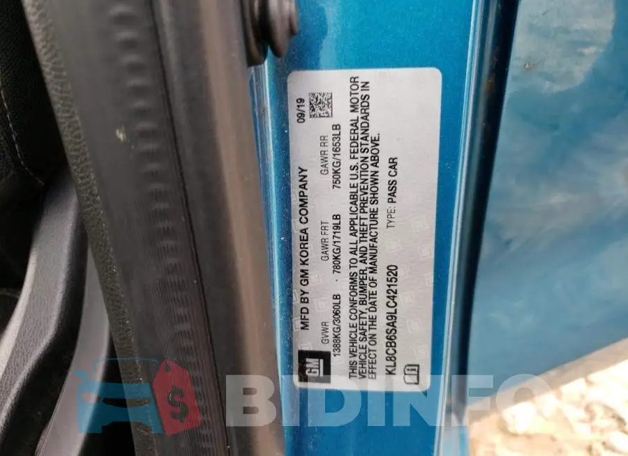 KL8CB6SA9LC421520 Photo# 12