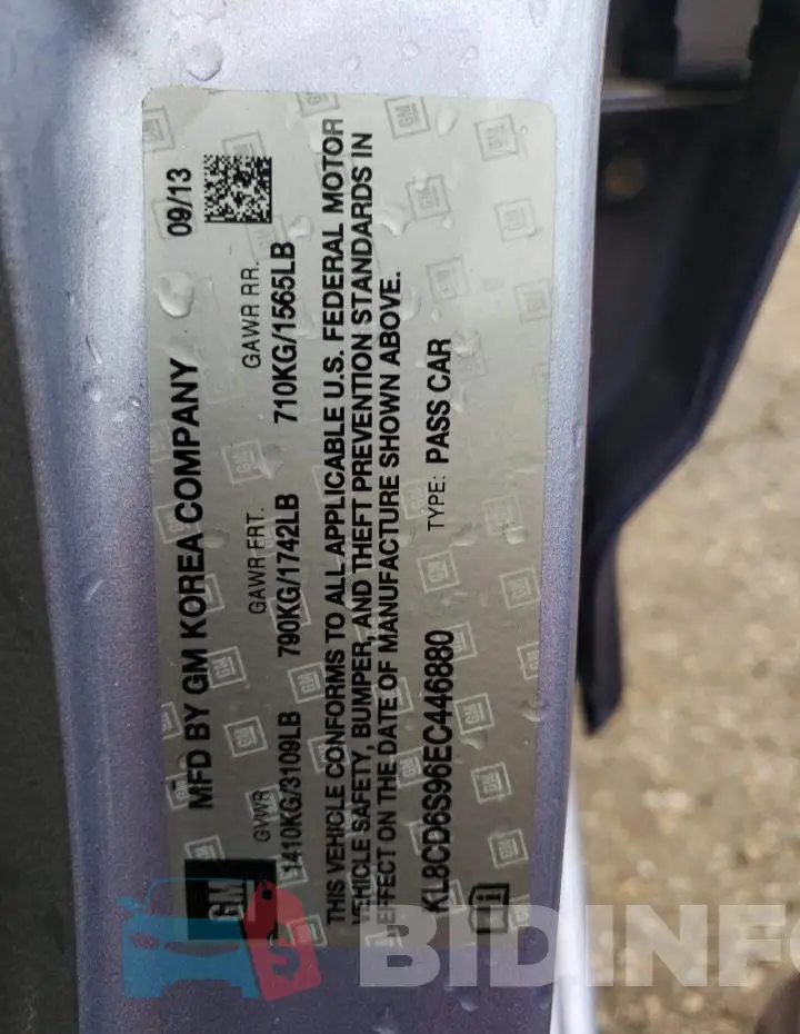 KL8CD6S96EC446880 Photo# 12