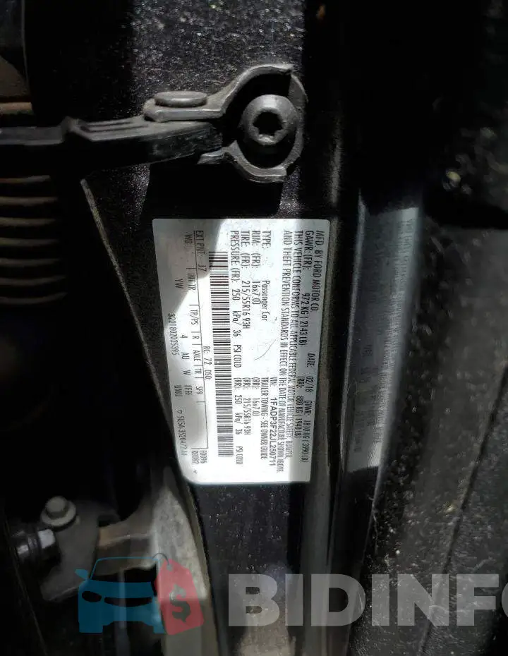1FADP3F22JL250711 Photo# 13