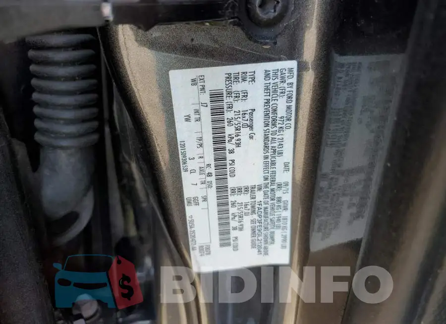1FADP3FE9GL212041 Photo# 12