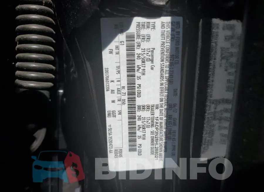 1FADP3N28HL288021 Photo# 12