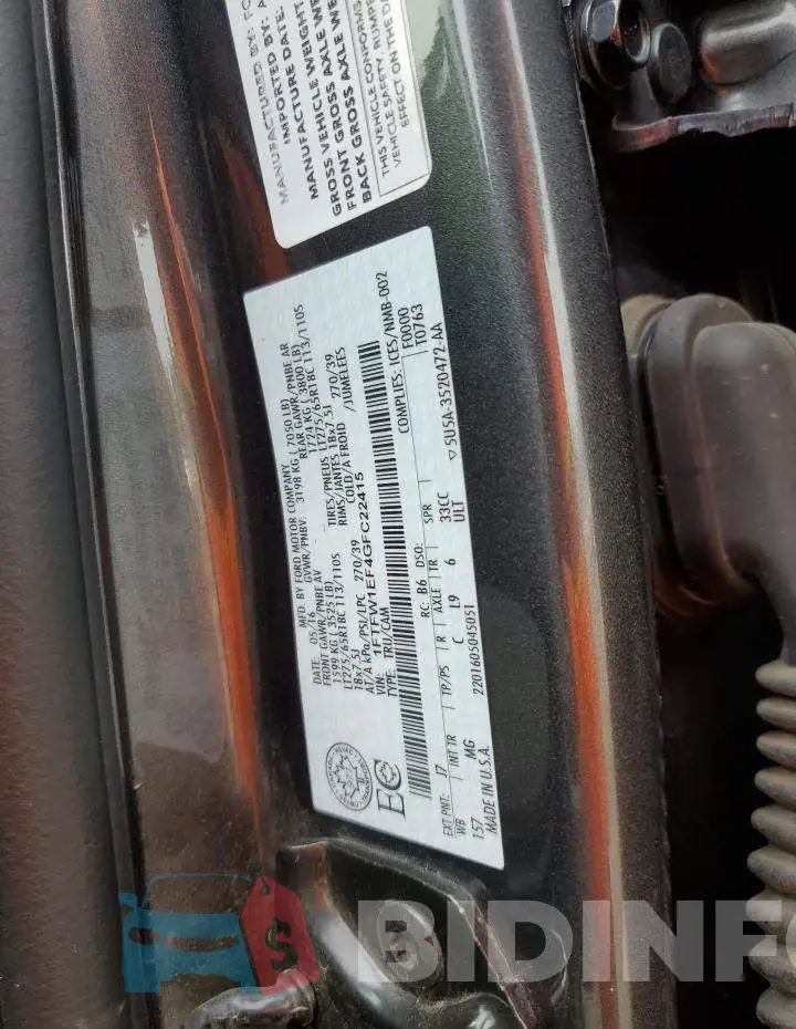 1FTFW1EF4GFC22415 Photo# 12
