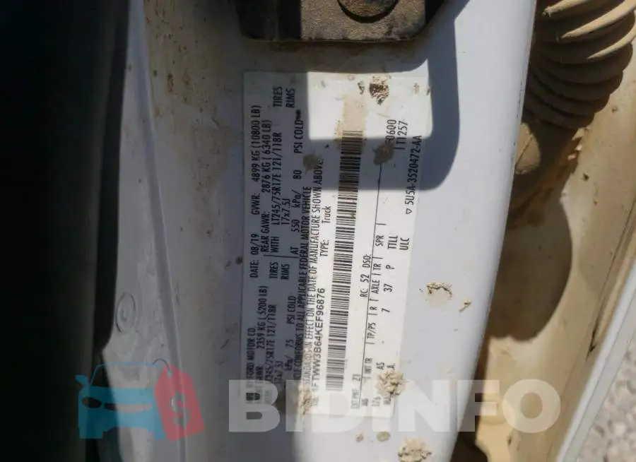 1FTWW3B64KEF96876 Photo# 12