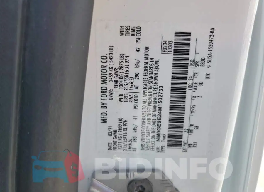 NM0GE9E24M1502733 Photo# 13