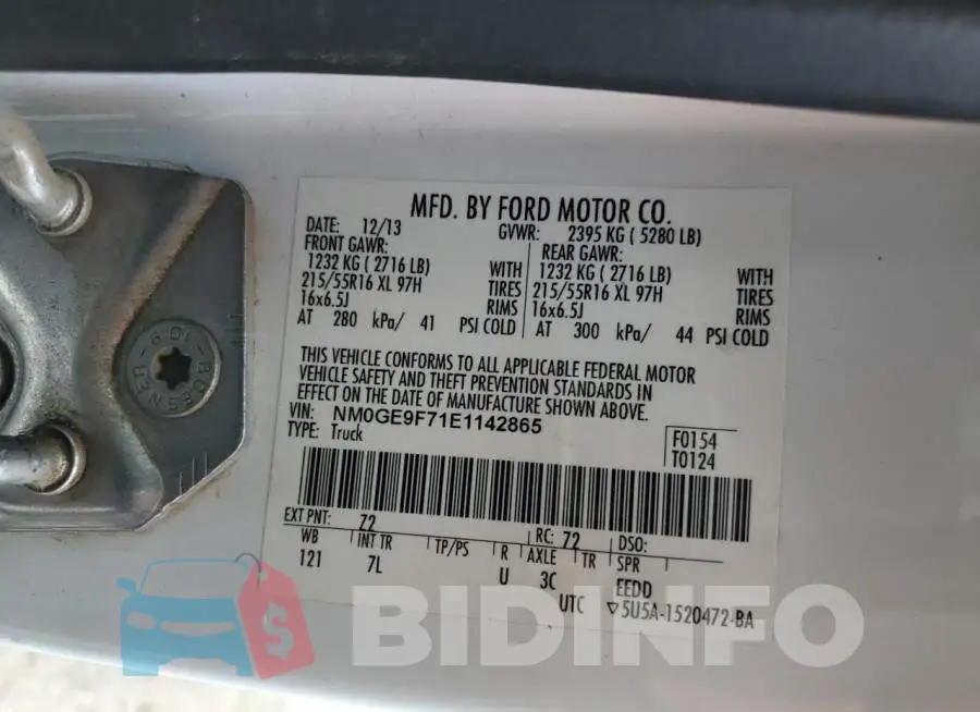 NM0GE9F71E1142865 Photo# 13