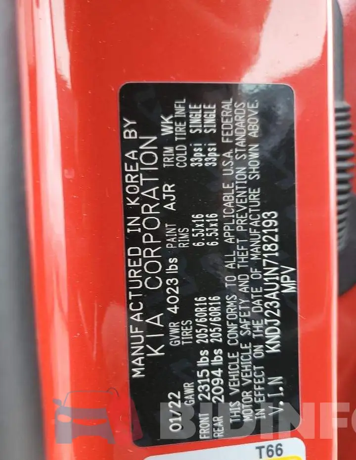 KNDJ23AU1N7182193 Photo# 13