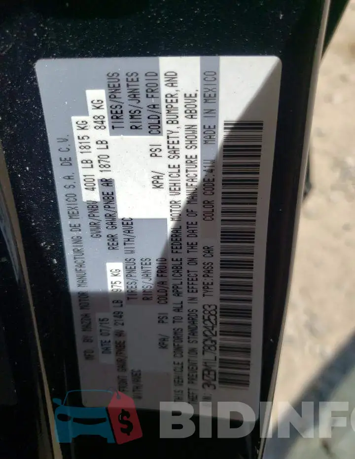 3MZBM1L78GM242583 Photo# 10
