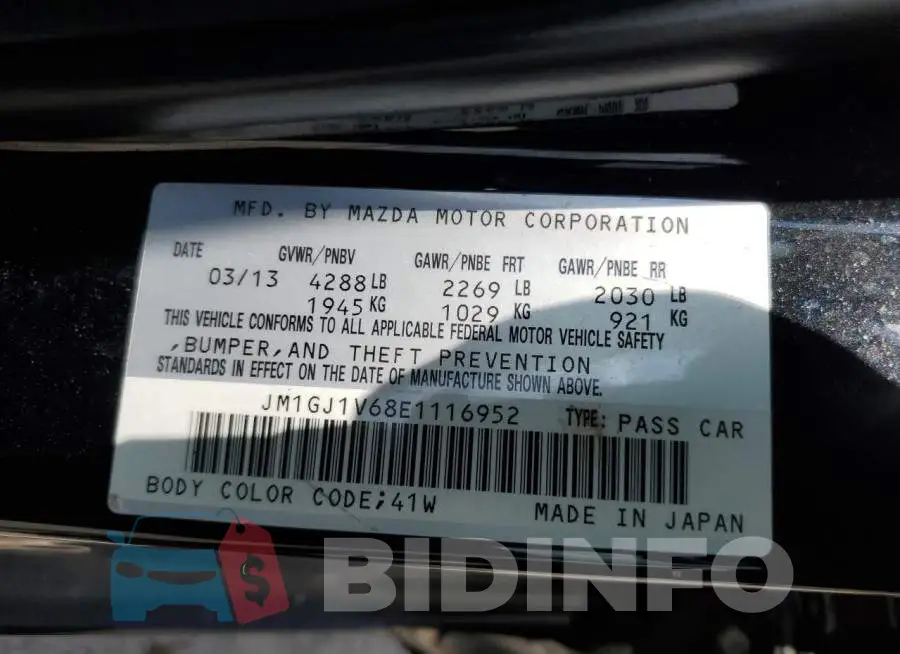 JM1GJ1V68E1116952 Photo# 12