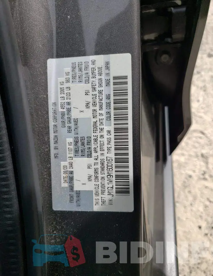JM1GL1WY9M1600167 Photo# 13