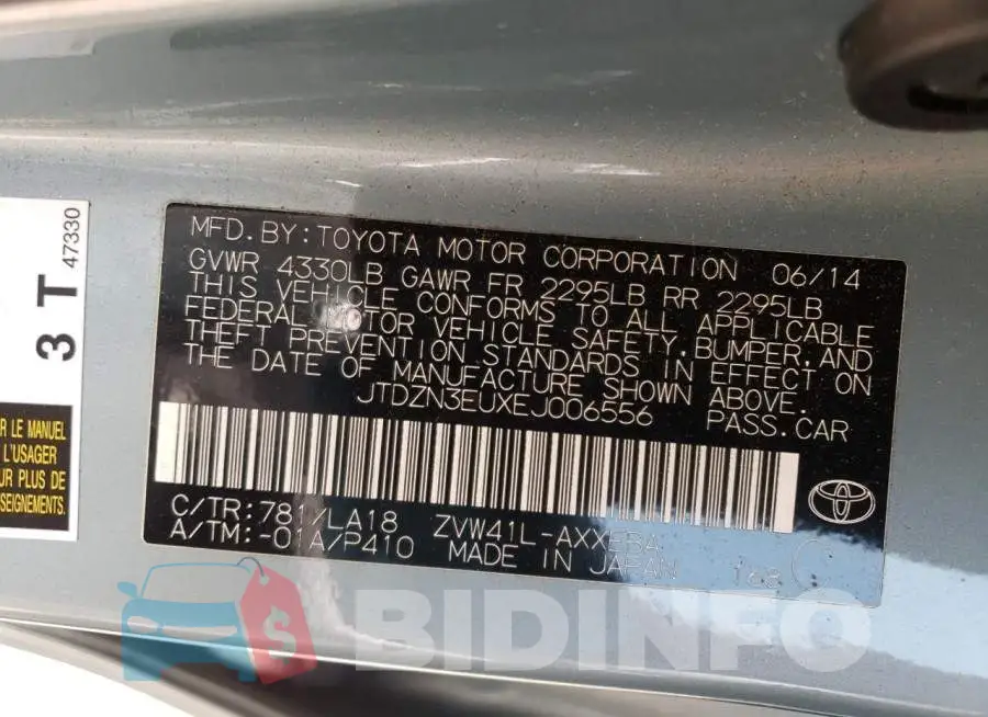 JTDZN3EUXEJ006556 Photo# 12