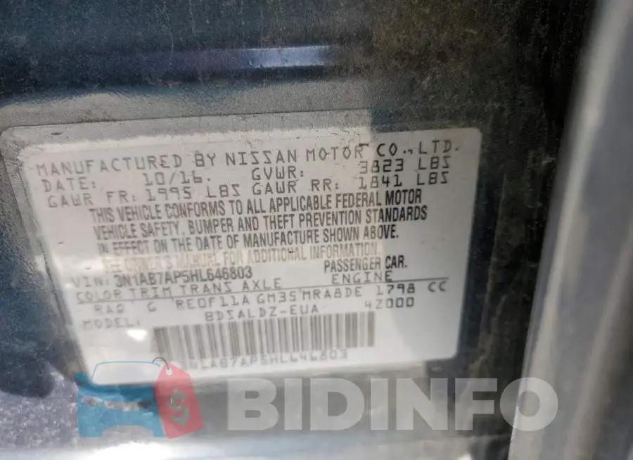 3N1AB7AP5HL646803 Photo# 12