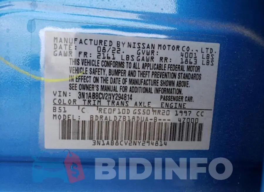 3N1AB8CV2NY294814 Photo# 12