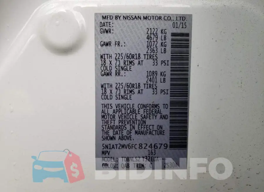 5N1AT2MV6FC824679 Photo# 13