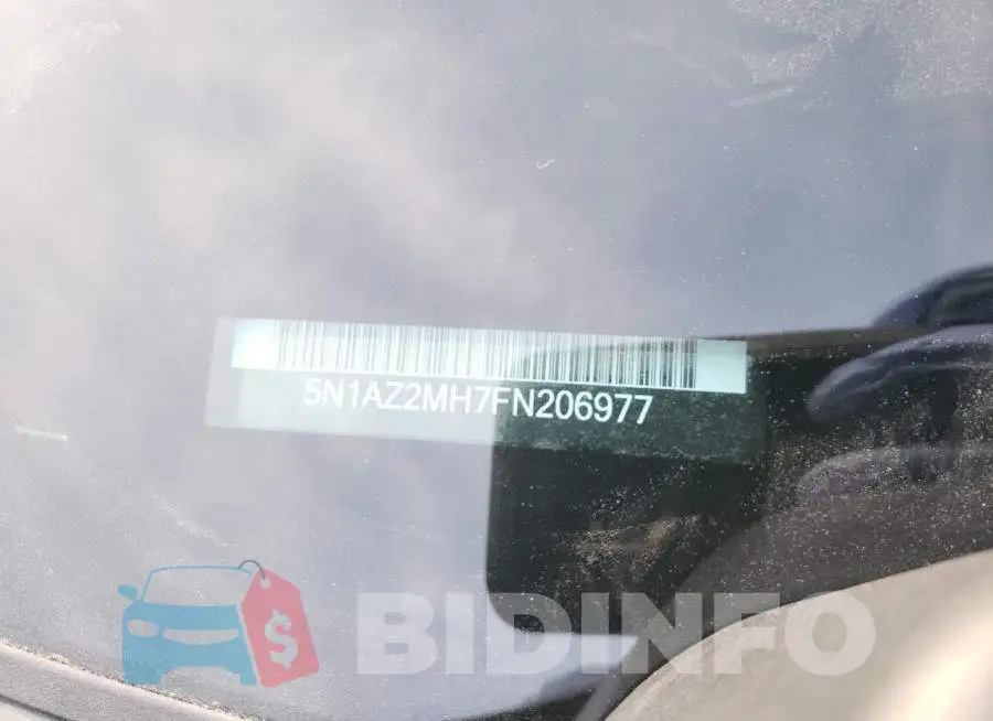 5N1AZ2MH7FN206977 Photo# 12