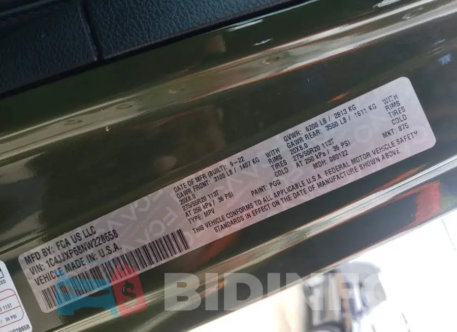 1C4JJXP68NW228658 Photo# 13