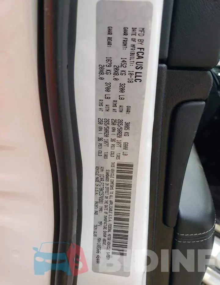 1C4RJFCT8KC570391 Photo# 13