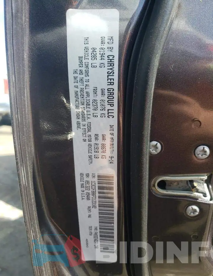 1C3CDFBB6FD123102 Photo# 12