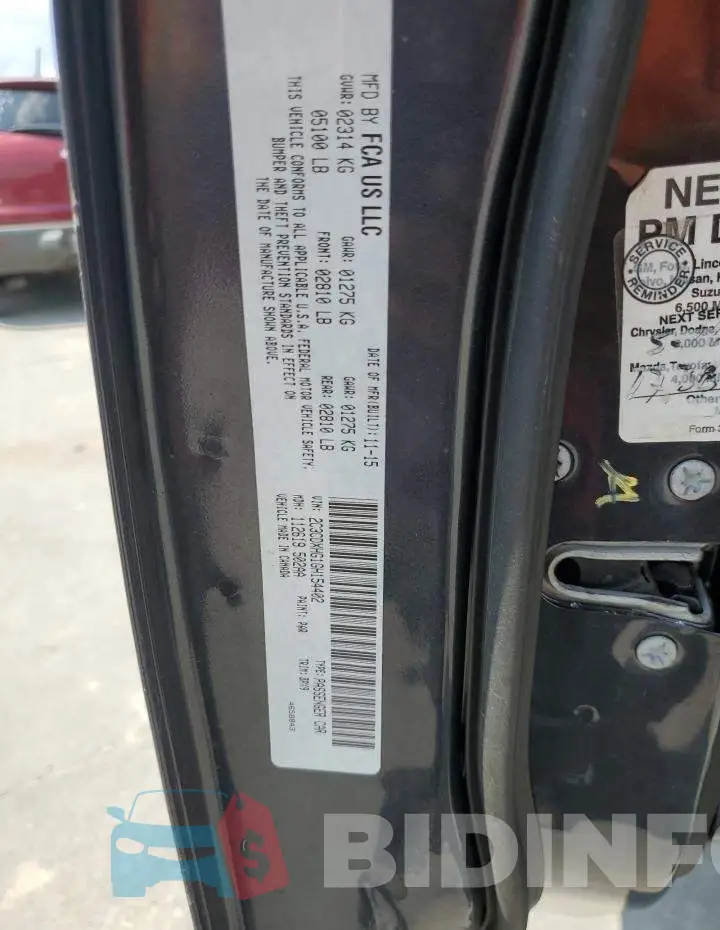 2C3CDXHG1GH154402 Photo# 12