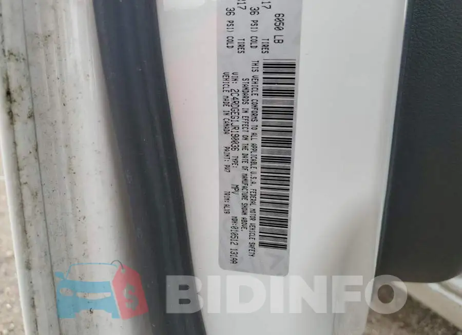 2C4RDGEG1JR190036 Photo# 13