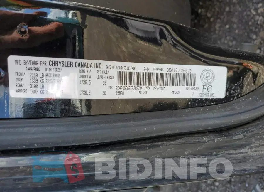 2C4RDGEG7ER286744 Photo# 13