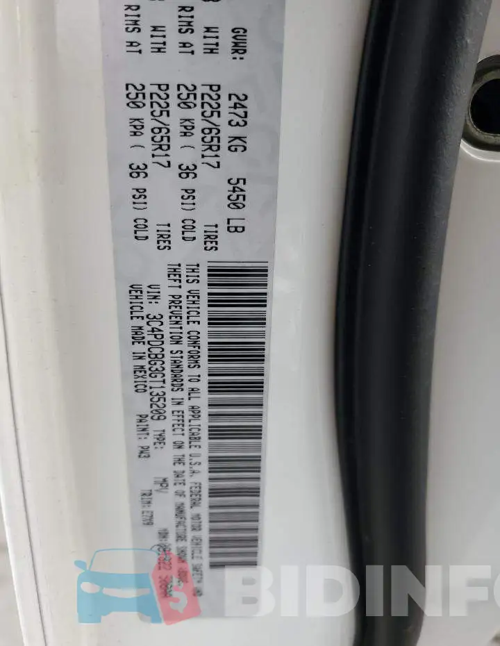 3C4PDCBG3GT135209 Photo# 13