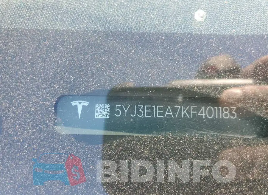 5YJ3E1EA7KF401183 Photo# 13