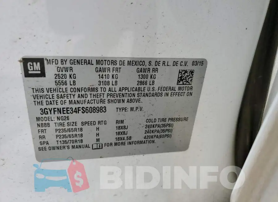 3GYFNEE34FS608983 Photo# 12