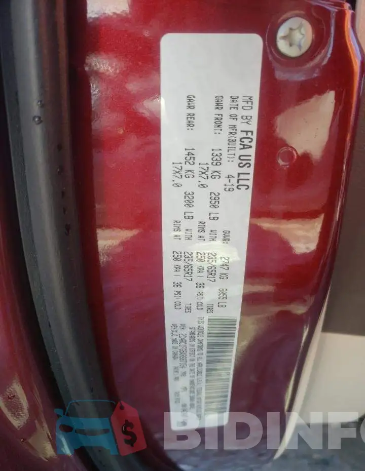 2C4RC1FG5KR687154 Photo# 13