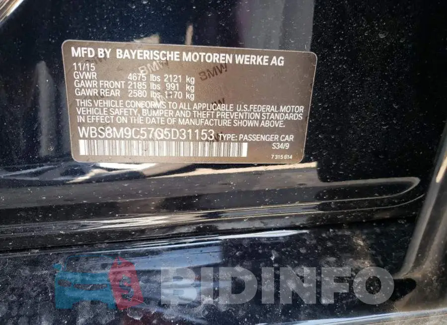 WBS8M9C57G5D31153 Photo# 10