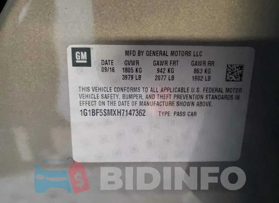1G1BF5SMXH7147362 Photo# 12