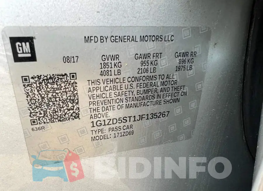 1G1ZD5ST1JF135267 Photo# 10