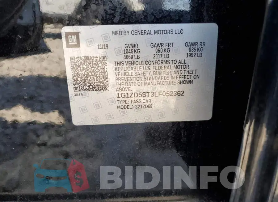 1G1ZD5ST3LF052362 Photo# 12