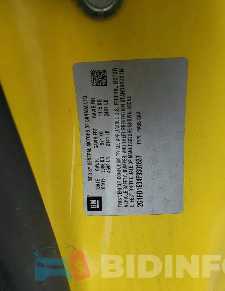 2G1FD1E34F9301837 Photo# 13