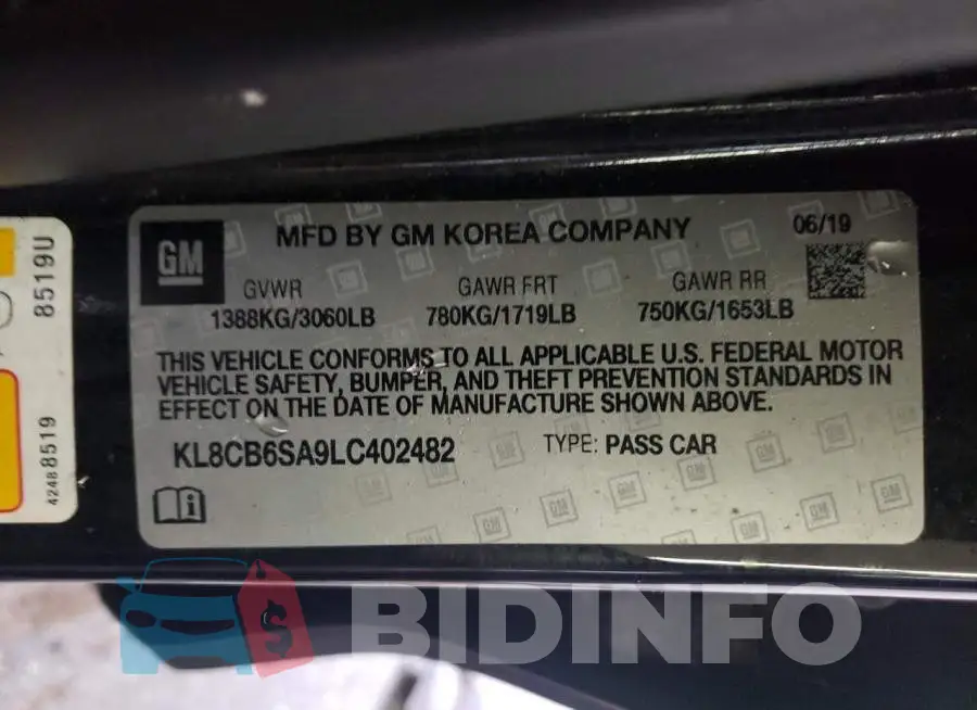 KL8CB6SA9LC402482 Photo# 12