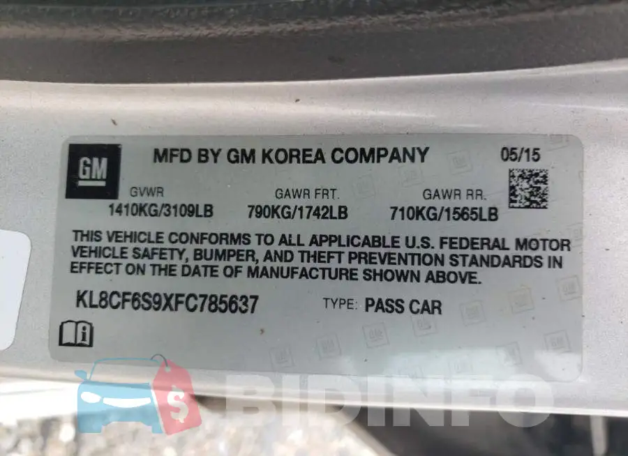 KL8CF6S9XFC785637 Photo# 12
