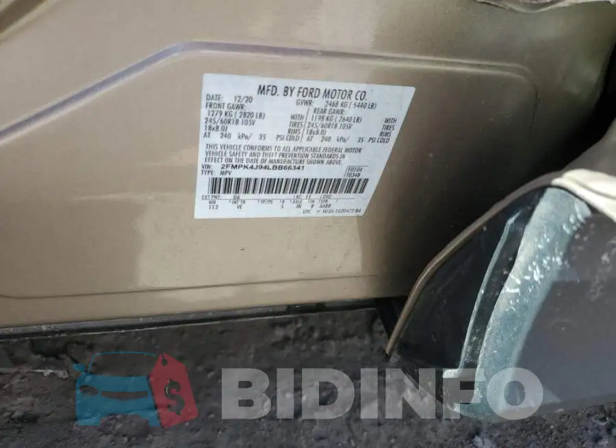 2FMPK4J94LBB66341 Photo# 13