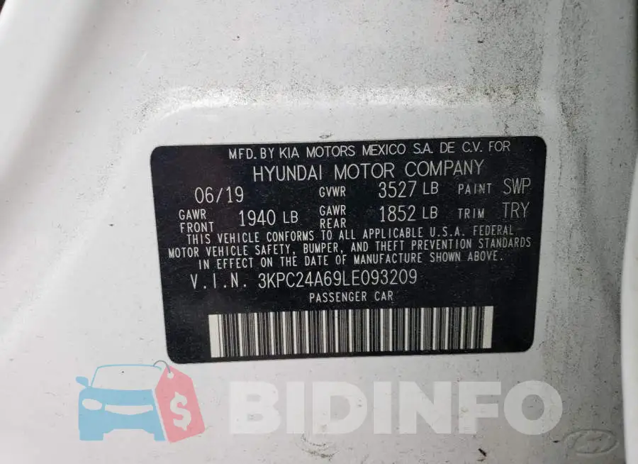 3KPC24A69LE093209 Photo# 12
