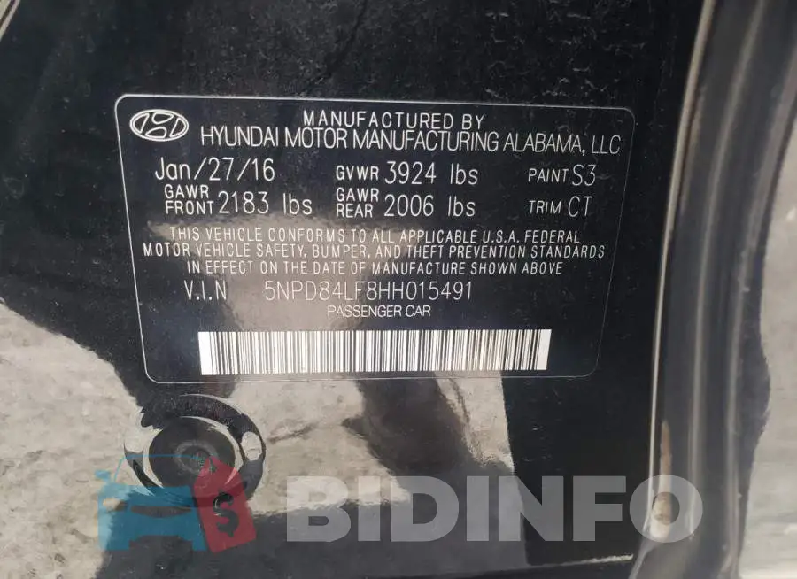 5NPD84LF8HH015491 Photo# 13