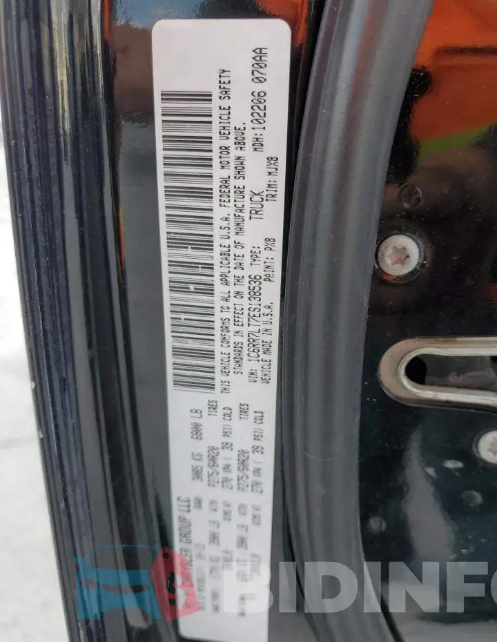 1C6RR7LT7ES138536 Photo# 12