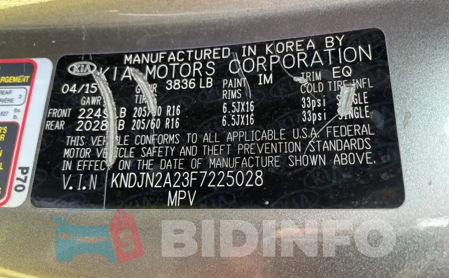 KNDJN2A23F7225028 Photo# 10