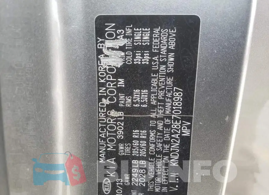 KNDJN2A28E7018987 Photo# 12