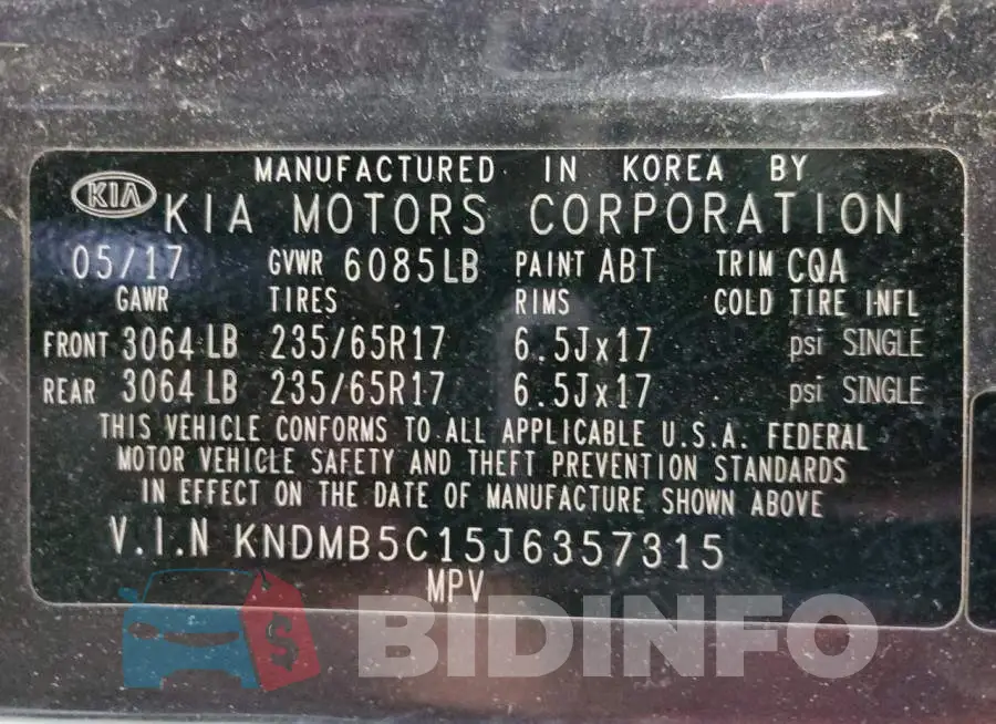 KNDMB5C15J6357315 Photo# 13