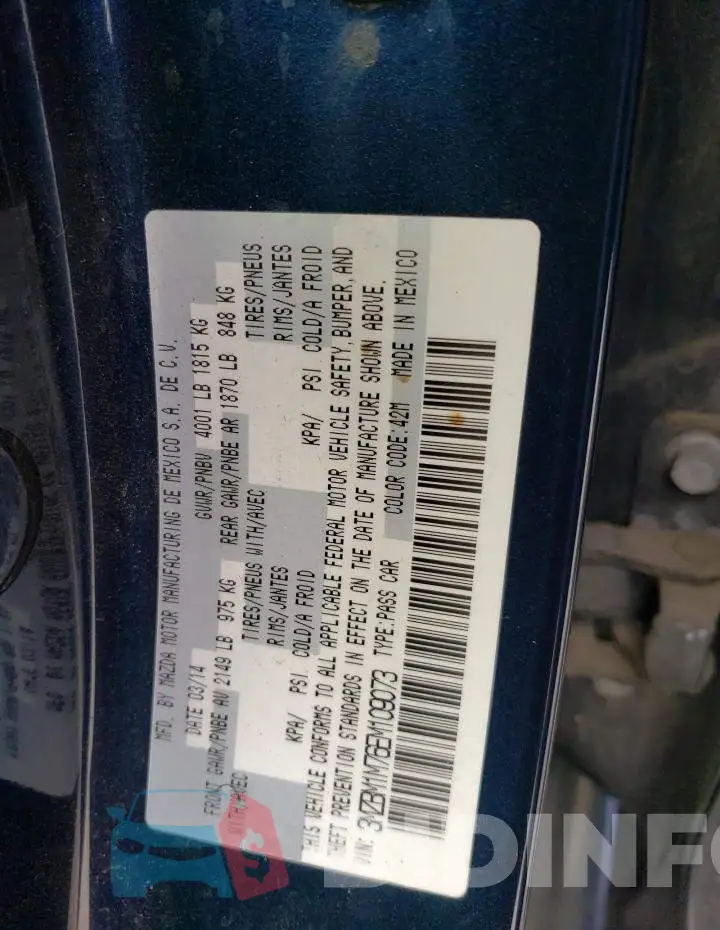 3MZBM1M76EM109073 Photo# 12