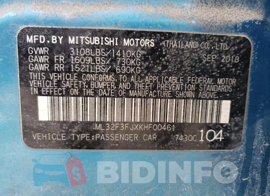 ML32F3FJXKHF00461 Photo# 13